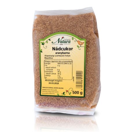 Dénes Natura Nádcukor aranybarna 500g