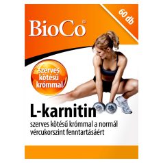   BioCo L-karnitin szerves krómmal kapszula 60 x 0,572 g (34,32 g)