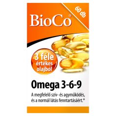 BioCo Omega 3-6-9 lágyzselatin kapszula 60db