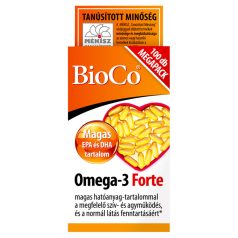   BioCo Omega-3 Forte lágyzselatin étrend-kiegészítő kapszula 100db