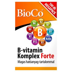BioCo B-vitamin Komplex Forte Megapack tabletta 100db