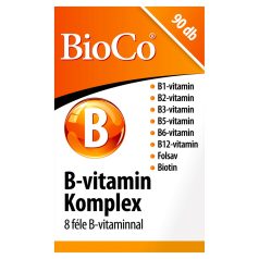BioCo B-vitamin Komplex tabletta 90db