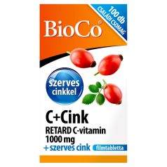   BioCo C+Cink Retard C-vitamin 1000 mg + szerves cink filmtabletta 100db