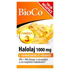   BioCo Halolaj 1000 mg + E-vitamin lágyzselatin kapszula 100 x 1,384 g (138,4 g)
