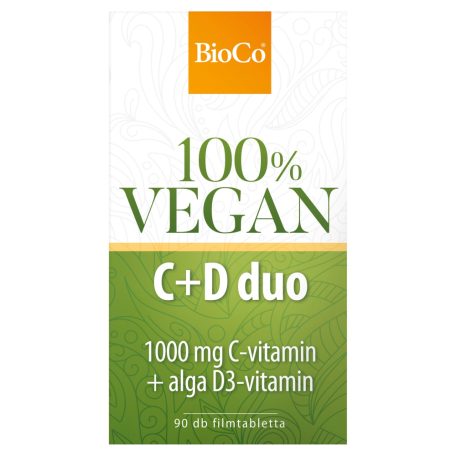 BioCo 100% Vegan C+D duo filmtabletta 90db