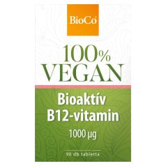   BioCo 100% Vegan Bioaktív B12-vitamin 1000 μg tabletta 90db