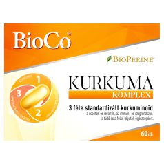   BioCo Kurkuma Komplex 3 féle kurkuminoiddal étrend-kiegészítő kapszula 60db