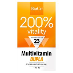   BioCo 200% Vitality Multivitamin Dupla étrend-kiegészítő filmtabletta 100db