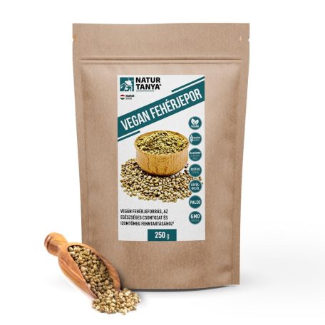 Natur Tanya® Vegán Fehérjepor - Az egészséges csontozat és izomtömeg fenntartásához  250g