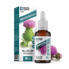   Natur Tanya® 100%-os Máriatövismag olaj hidegsajtolással prémium minőség. Külsőleg és belsőleg is alkalmazható 50ml
