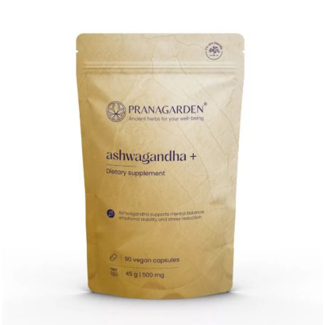 Pranagarden Ashwagandha + - gyógynövény kapszula, 90 db