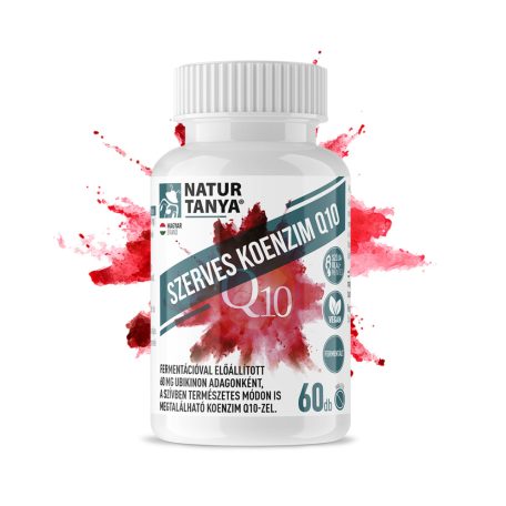 Natur Tanya® Szerves Koenzim Q10 – FERMENTÁLT NÖVÉNYI COQ10 (UBIKINON) tabletta 