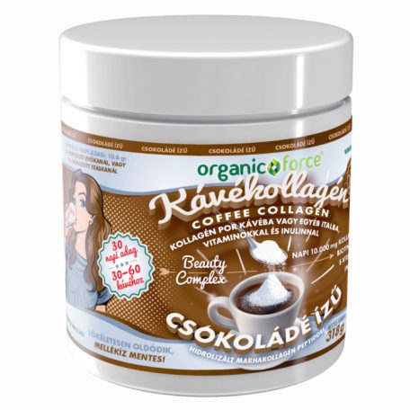 Organic Force Coffee Collagen - KávéKollagén CSOKOLÁDÉ 318g