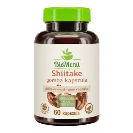 BioMenü BIO SHIITAKE gomba kapszula 60 db