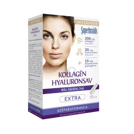 Interherb Kollagén&Hyaluronsav Szépségformula EXTRA kapszula 30 db