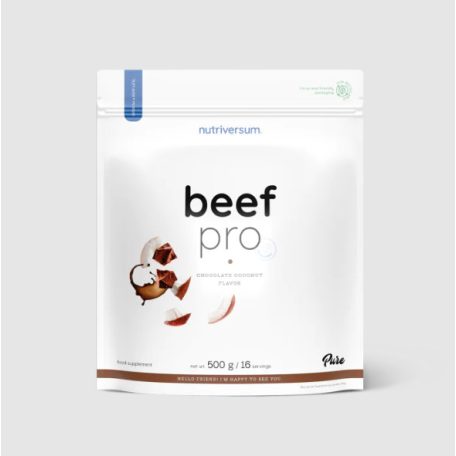Nutriversum Beef Pro 500g Csokoládé-kókusz