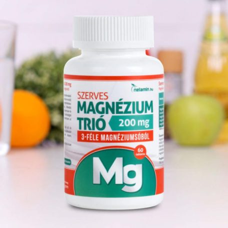 Netamin Magnézium Trio 200mg 60db
