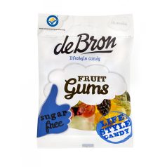   DeBron glutén- és cukormentes FRUITGUM gyüm. gumicukor 90g