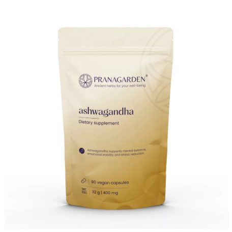Pranagarden Ashwagandha gyógynövény kapszula, 80db