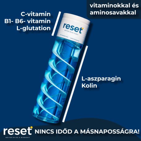 Reset AfterDrink – vitaminokat és aminosavakat tartalmazó étrend-kiegészítő készítmény (85g)