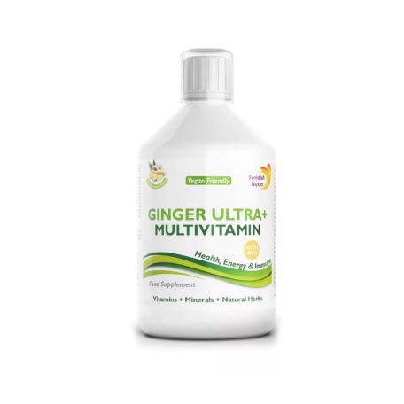 Swedish Nutra GINGER ULTRA+ folyékony multivitamin vassal 500ml