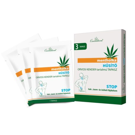 Simply You Cannaderm Mentholka hűsítő tapasz