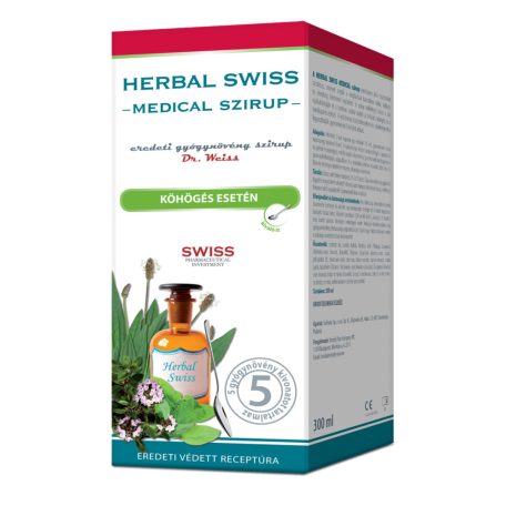 Simply You Herbal Swiss Medical szirup köhögés esetén 150ml