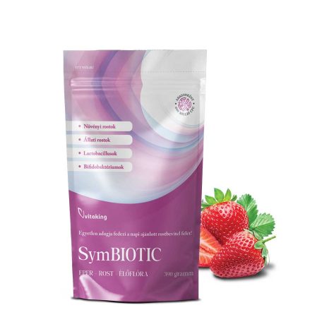 Vitaking SymBIOTIC élőflórát és élelmi rostokat tartalmazó italpor (390g)