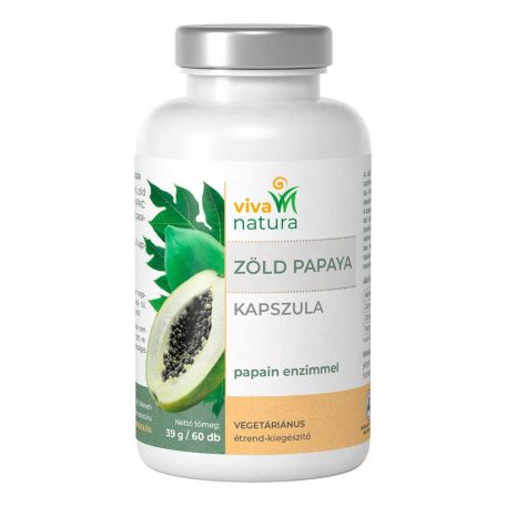 Viva Natura Zöld Papaya kapszula 60db