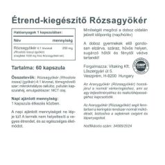 Vitaking Rózsagyökér Rhodiola 400 mg 60db