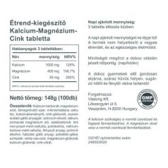 Vitaking Kalcium-magnézium-cink 100db