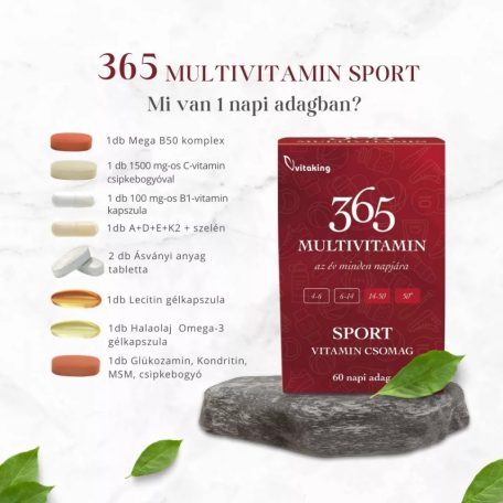 Vitaking 365 Multivitamin Sport csomag (60db)