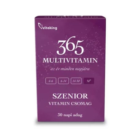Vitaking 365 Multivitamin Szenior csomag (30db)