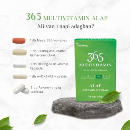 Vitaking 365 Multivitamin Alap csomag (30db)