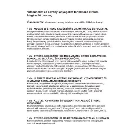 Vitaking 365 Multivitamin Alap csomag (30db)