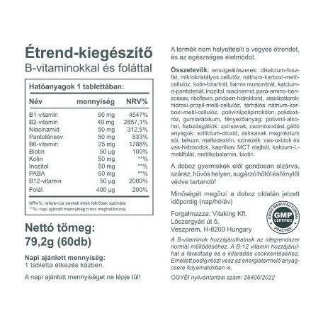 Vitaking B50 Vitamin 60db