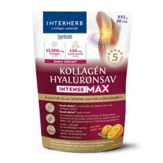   Interherb Kollagén&Hyaluronsav Porcépítő italpor INTENSE-MAX Narancsk. ízű 332g