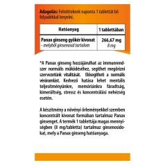 BioCo Ginzeng kivonat tabletta 60db