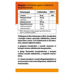 BioCo Fokhagyma+Galagonya+Ginkgo biloba tabletta 60db