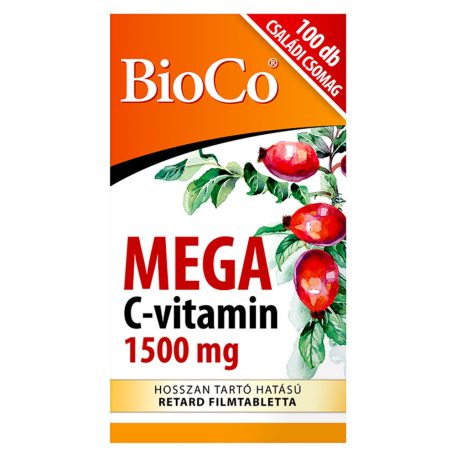 BioCo Mega C-vitamin 1500 mg Retard filmtabletta 100 db