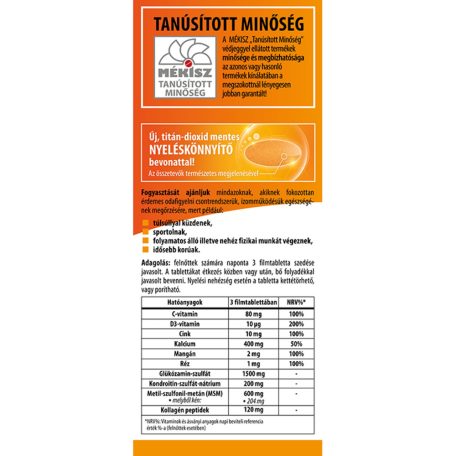 BioCo Porc & Izom Csont Komplex kondroitinnel étrend-kiegészítő filmtabletta 120db