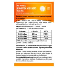   BioCo könnyen nyelhető csipkebogyós mini C-vitamin étrend-kiegészítő tabletta 120 db
