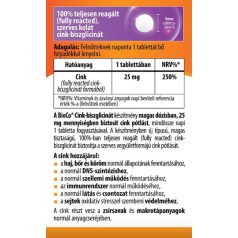 BioCo Cink-bizglicinát 25mg 60db