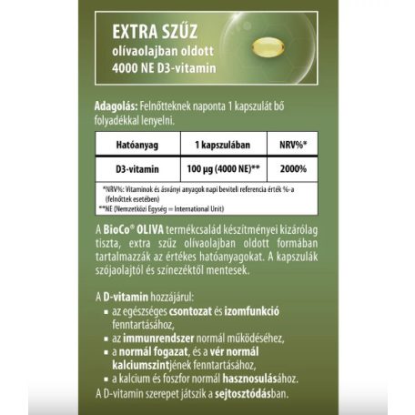 BioCo Oliva D3 4000 NE 60 db