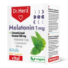 DR. Herz Melatonin 1mg + Citromfű 500 mg 60 db kapszula