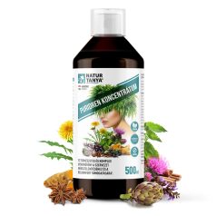   Natur Tanya® Puridren koncentrátum - Sav-bázis egyensúly és méregtelenítés 12 gyógynövény és klorofill erejével 500 ml 
