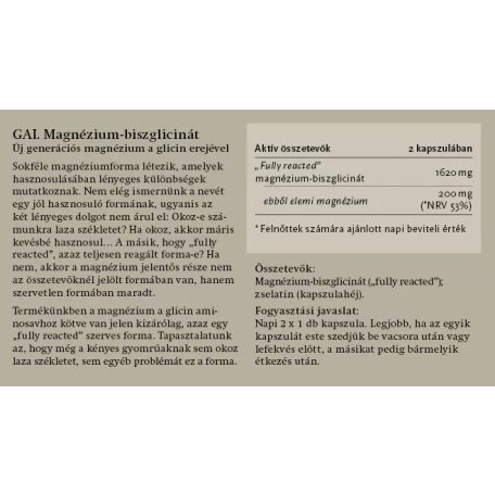 GAL Magnézium-biszglicinát 180db