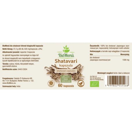 BioMenü BIO SHATAVARI kapszula 60db