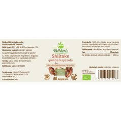 BioMenü BIO SHIITAKE gomba kapszula 60 db