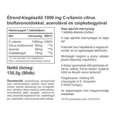 Vitaking C1000 + Biof. 90db